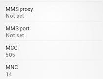 AAPT Internet and MMS Settings for Android