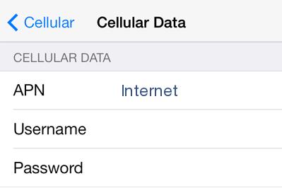 DODO APN Settings for iPhone iPad