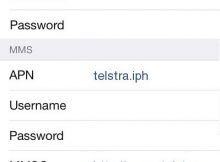 Telstra APN Settings for iPhone 5 6