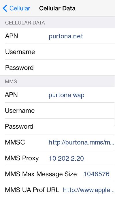 Crazy John's APN Settings for iPhone 5 6 6S 4S / iPad