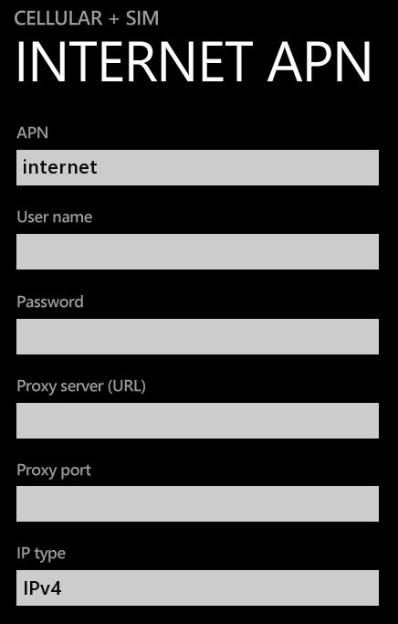 iiNet APN Settings for Windows Phone / Lumia 535 1020 920 800 Australia