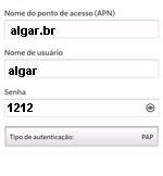 APN Algar Telecom 4G no Blackberry