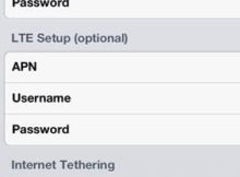 Bell APN Settings for iPad