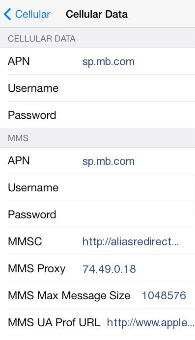 Public Mobile APN Settings for iPhone 6S 6 5 4S 4 3GS iPad