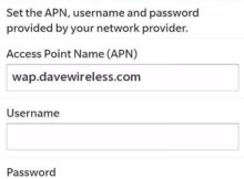 Mobilicity APN Settings for Blackberry 10