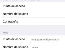 Cómo configurar 4G APN de Movistar Argentina iPhone