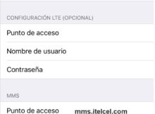 Configurar APN Telcel México en iPhone