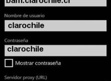 APN Claro Chile para Windows Phone