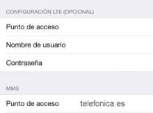 Configurar APN Movistar España para iPhone