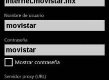 APN de Movistar México para Windows Phone