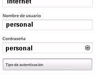 APN de Personal Paraguay para Blackberry