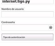 APN de Tigo Paraguay para Blackberry