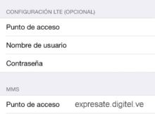 APN de Digitel Venezuela para iPhone