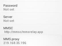Aircel MMS Settings for Android