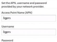 Cara Setting APN Tri di Blackberry z10