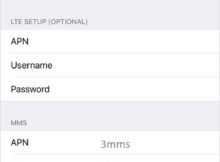 Cara Setting APN 3 di iPhone