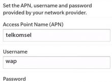 Setting Internet Telkomsel di Blackberry 10