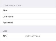 Setting APN Indosat Ooredoo 4G di iPhone