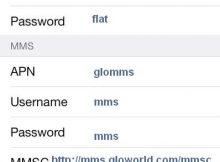 Glo Nigeria APN Settings for iPhone iPad