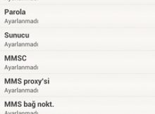 Turk Telekom 4G Internet MMS Ayarları Android