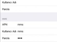 Turkcell Internet ayarları iPhone