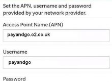 O2 APN Settings for Blackberry 10 Bold