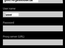 Virgin UK APN Settings for Windows Phone Lumia