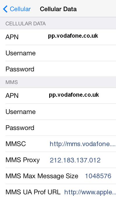 Apn vodafone android Apn vodafone android