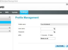 Three UK MiFi APN Settings