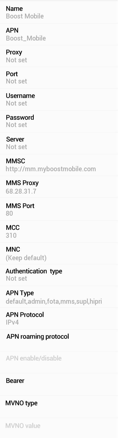 Boost Mobile 5G APN Settings for Android 2022 - 5G 4G LTE APN USA