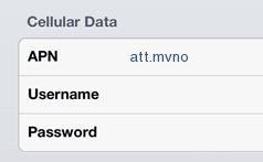 Pure Talk USA Internet Settings for iPhone/iPad: