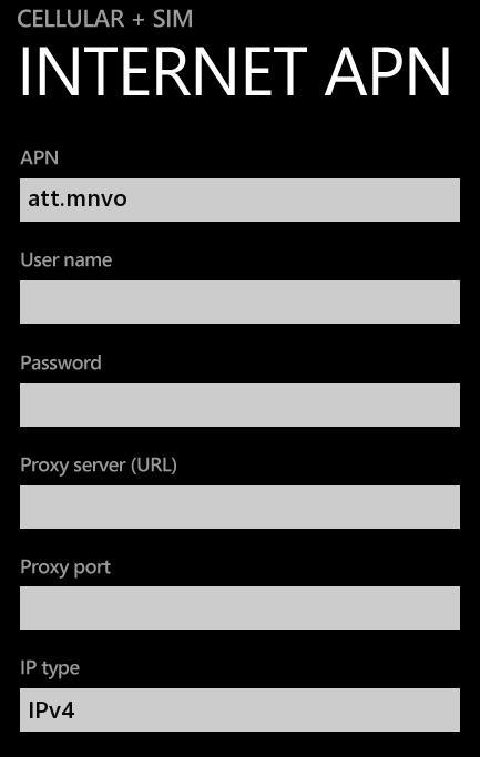 TracFone Internet and MMSSettings for Windows 10 Mobile/ Microsoft Lumia