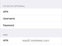 iWireless APN Settings for iPhone and iPad