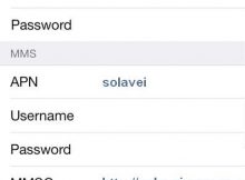 Solavei APN Settings for iPhone iPad