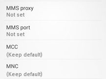 Tempo APN Settings for Android