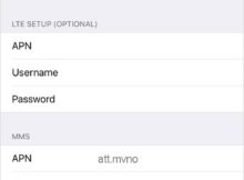 EasyGo APN Settings for iPhone