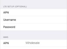 Mint SIM APN Settings for iPhone