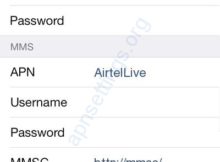 Airtel Srilanka APN Settings for iPhone