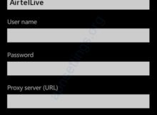 Airtel Srilanka Internet APN Settings for Windows Phone