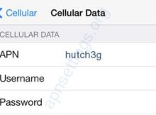 Hutch Srilanka Internet APN Settings for iPhone