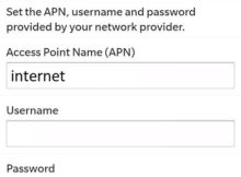 MTN APN Settings for Blackberry