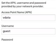 Virgin Mobile South Africa APN Settings for Blackberry