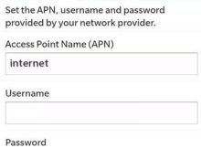 Vodacom LTE APN Settings for Blackberry 10