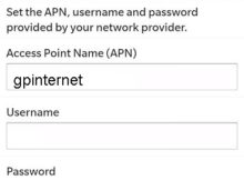 Grameenphone Blackberry Internet Settings