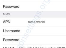 Warid LTE APN Settings for iPhone