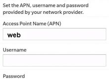 Blackberry APN NCell Nepal