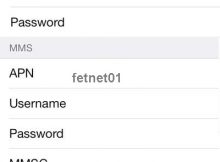 Far EasTone APN Settings for iPhone