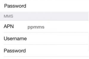 Flow APN Settings for iPhone