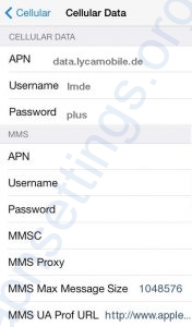 Lycamobile Switzerland APN Settings 2025 - 5G 4G APN Settings