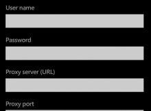 Ice.net Internett oppsett på Windows Phone
